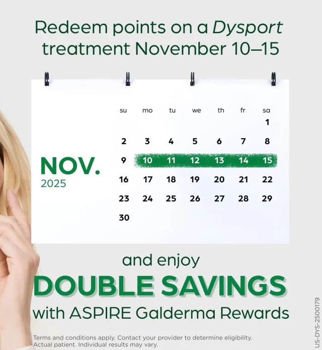 It’s the perfect time to smooth things out! 💚 Come in this week for Dysport treatment and receive DOUBLE POINTS with Aspire!

Call us at (541)683-3238 to book your appointment or go online using the link in our bio / store.jewellaestheticmedspa.com! 💖 

“A Reputation Built on Results” 🩷💚
#jewellaestheticmedspaeugeneoregon #hillaryjewellnpeugeneoregon #eugene #eugeneoregon #medspaeugeneoregon #medspa #hydrafacial #botox #dysport #juvederm #skincare #halo #bblforeveryoung #sciton #bbl #sofwave #skintightening #skinfirming #obagiskincare #skinmedica #injectables #skintexture #skinmedica #obagi #restylane #skincare #JAMS #lipfiller #laserhairremoval